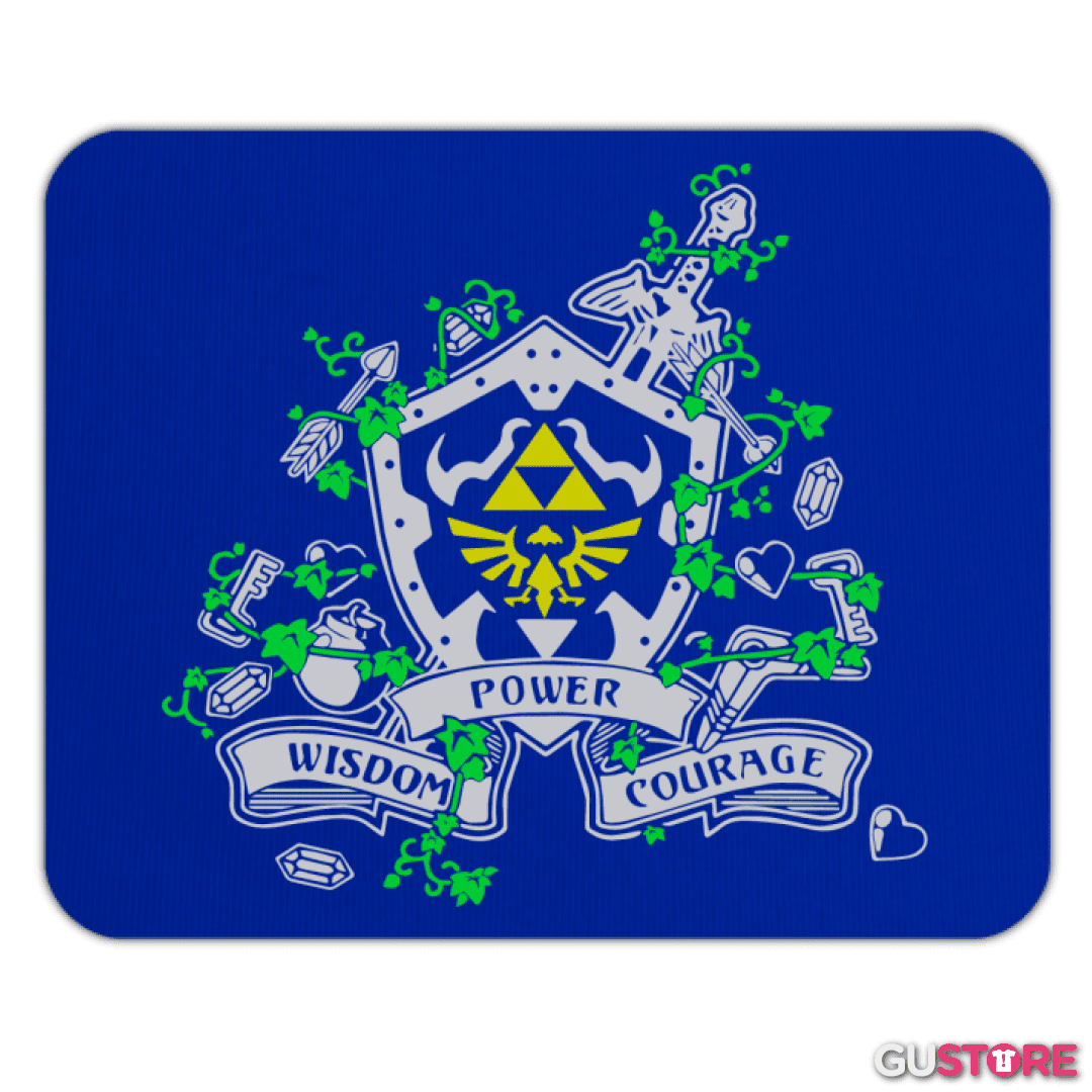 Mousepad Zelda - Power Wisdom Courage