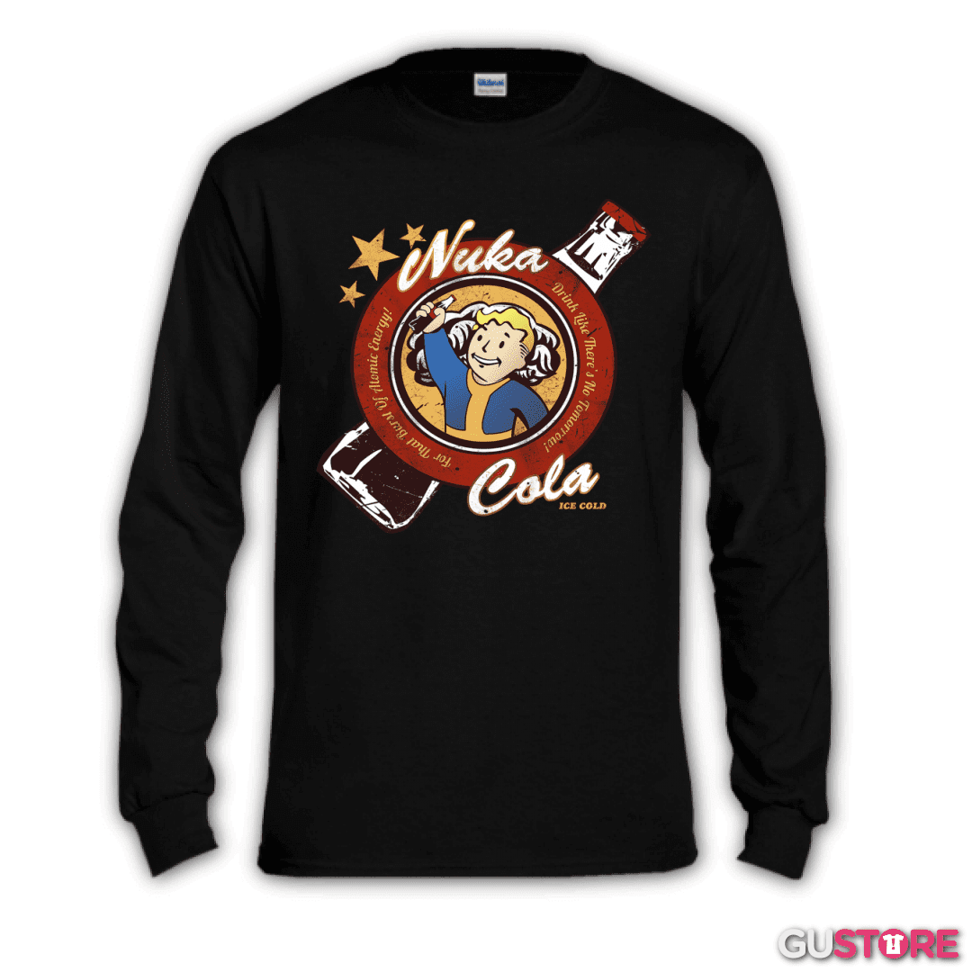 Polera manga larga Fall out Nuka Cola