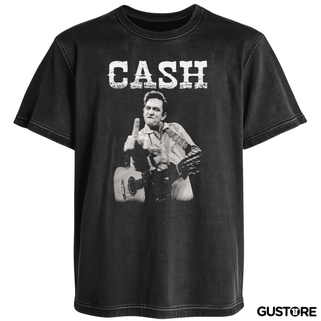 Polera desgastada Johnny Cash