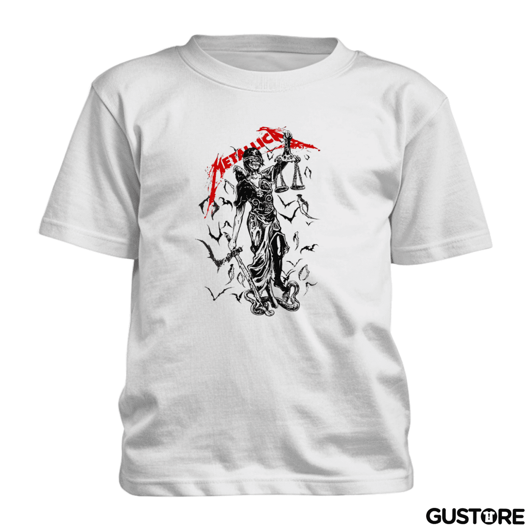 Polera de niño Metallica and justice