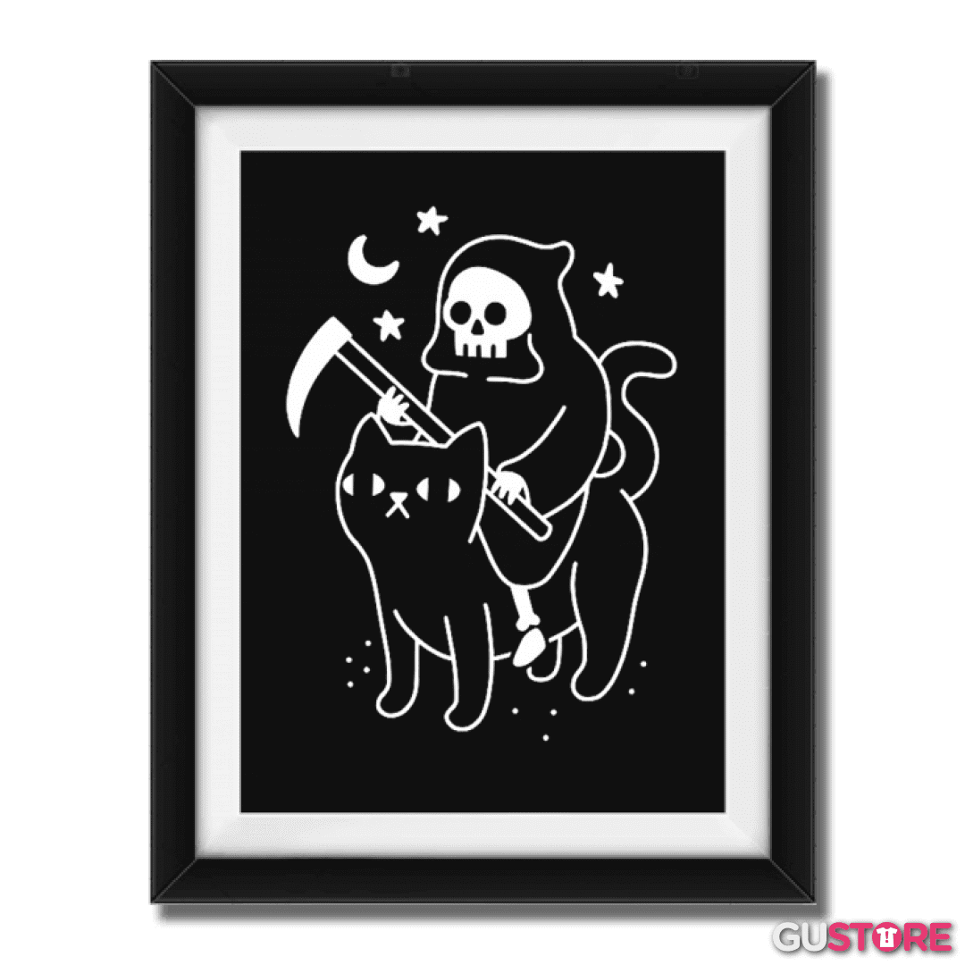 Cuadro decorativo Gatito de la muerte