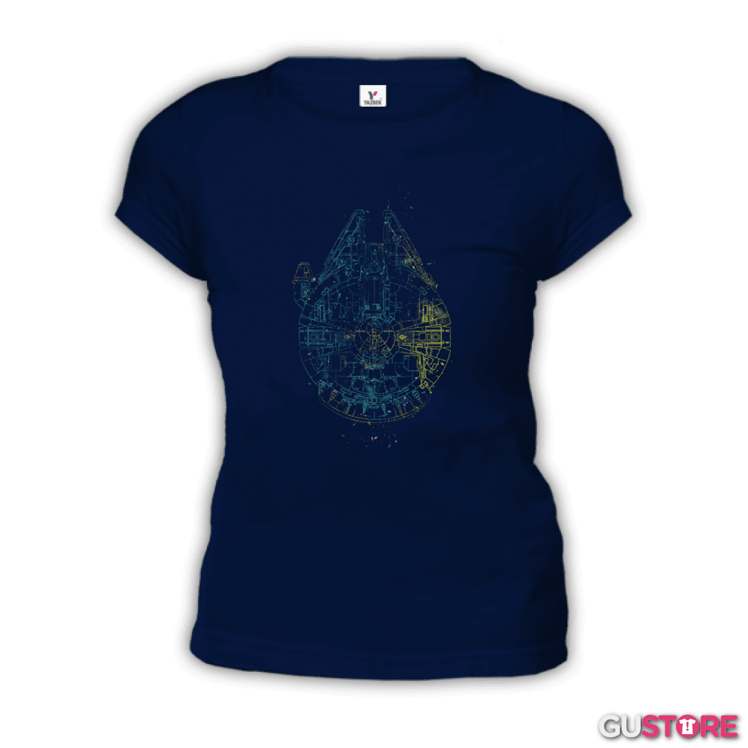 Polera de Mujer Halcon milenario galactico