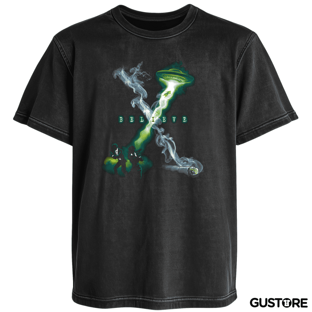 Polera desgastada Believe