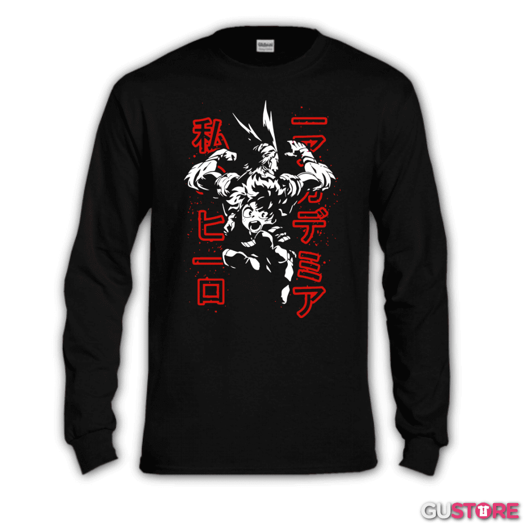 Polera manga larga Boku no hero 2