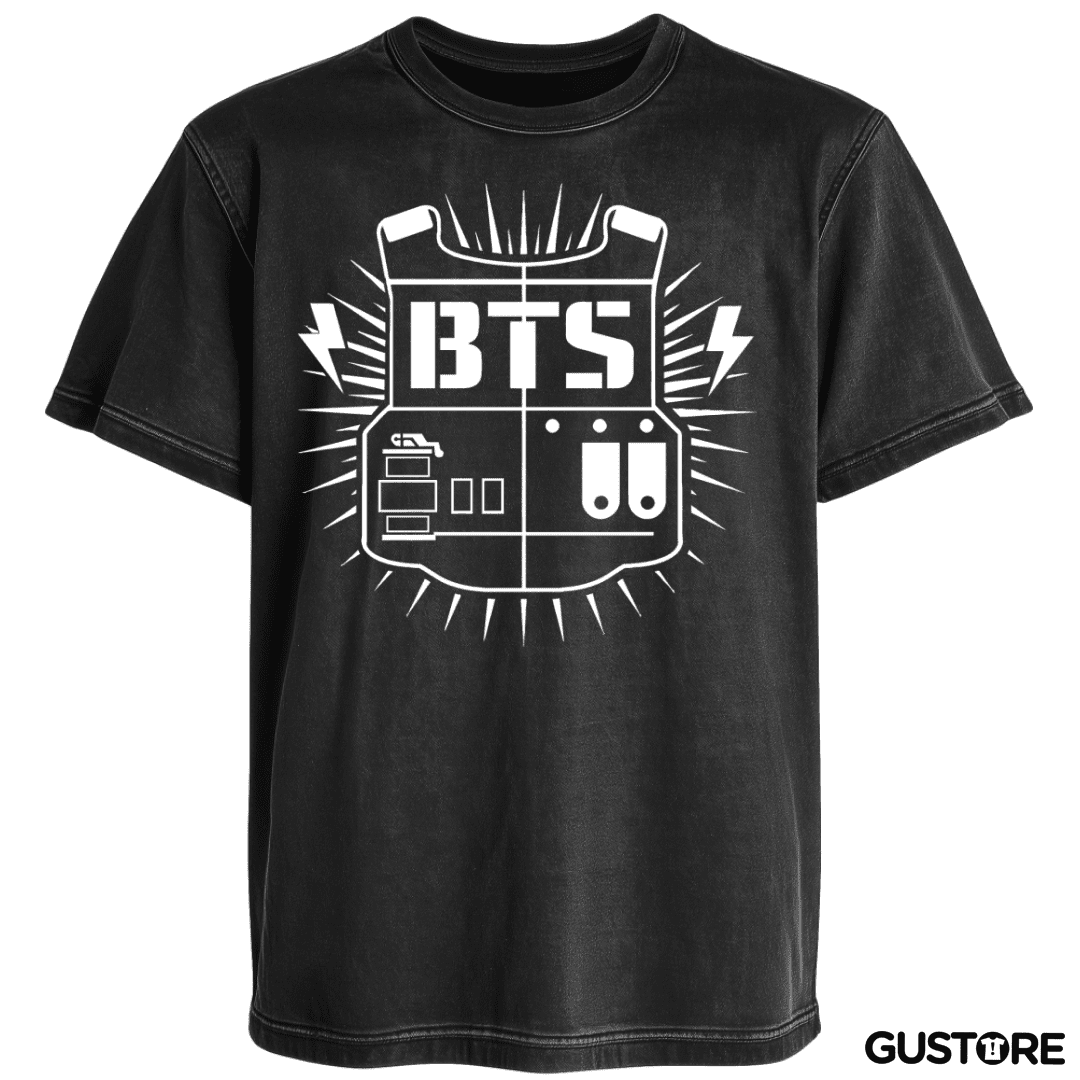 Polera desgastada Bts