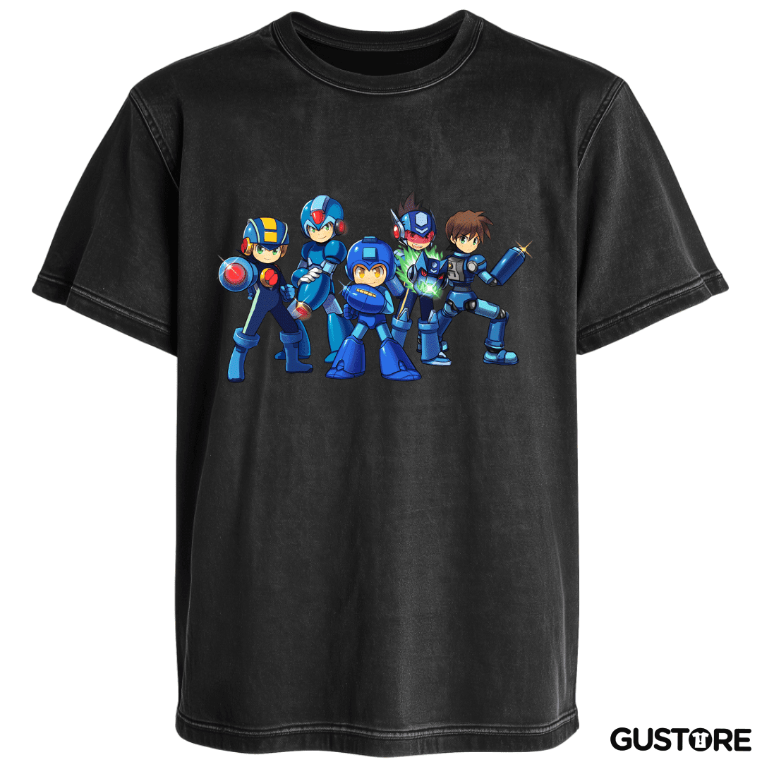 Polera desgastada Megamanes
