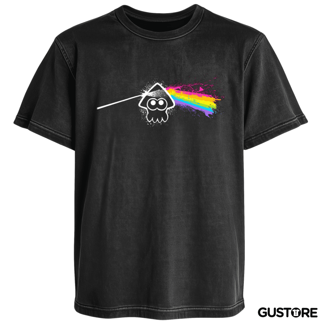Polera desgastada Splat side of the moon