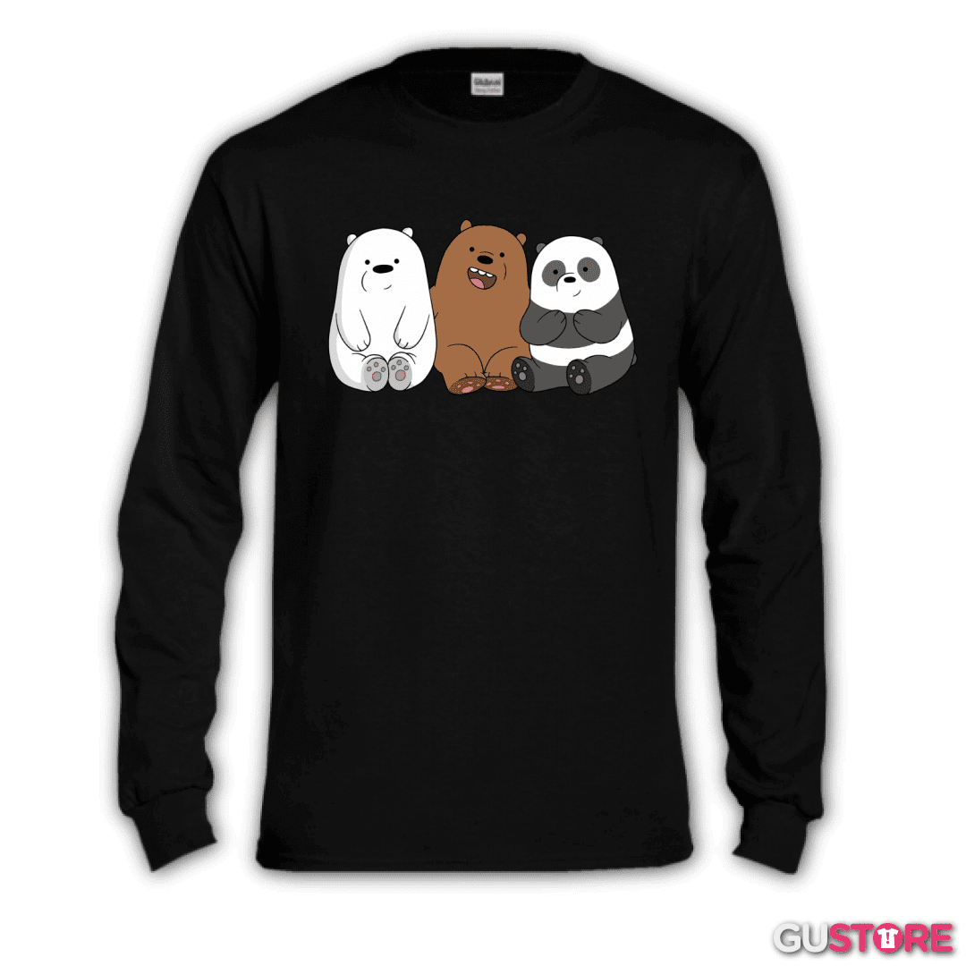 Polera manga larga We Bare Bears