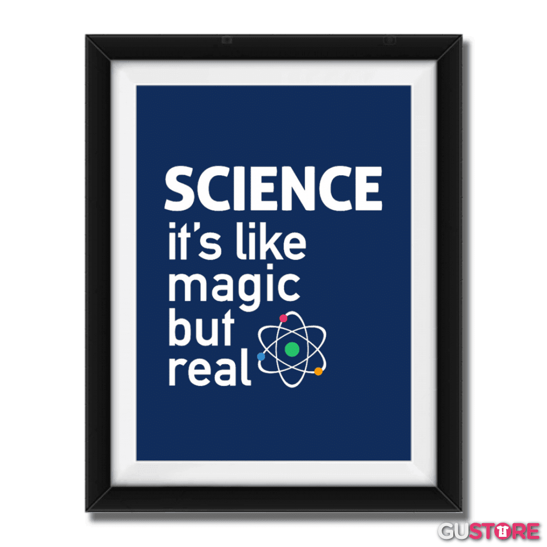 Cuadro decorativo ciencia real