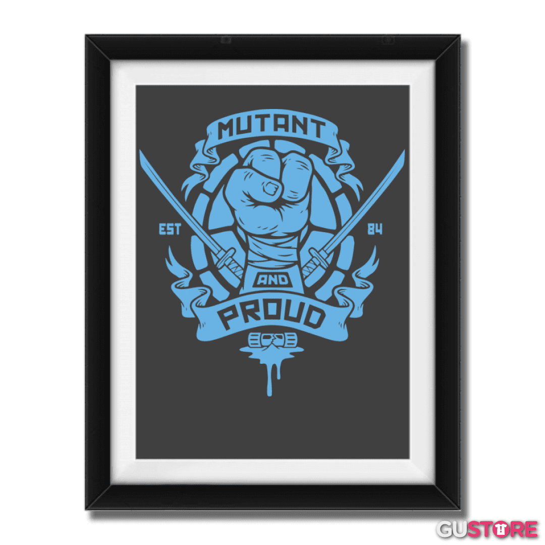 Cuadro decorativo Tortugas Ninja - Mutant and Proud