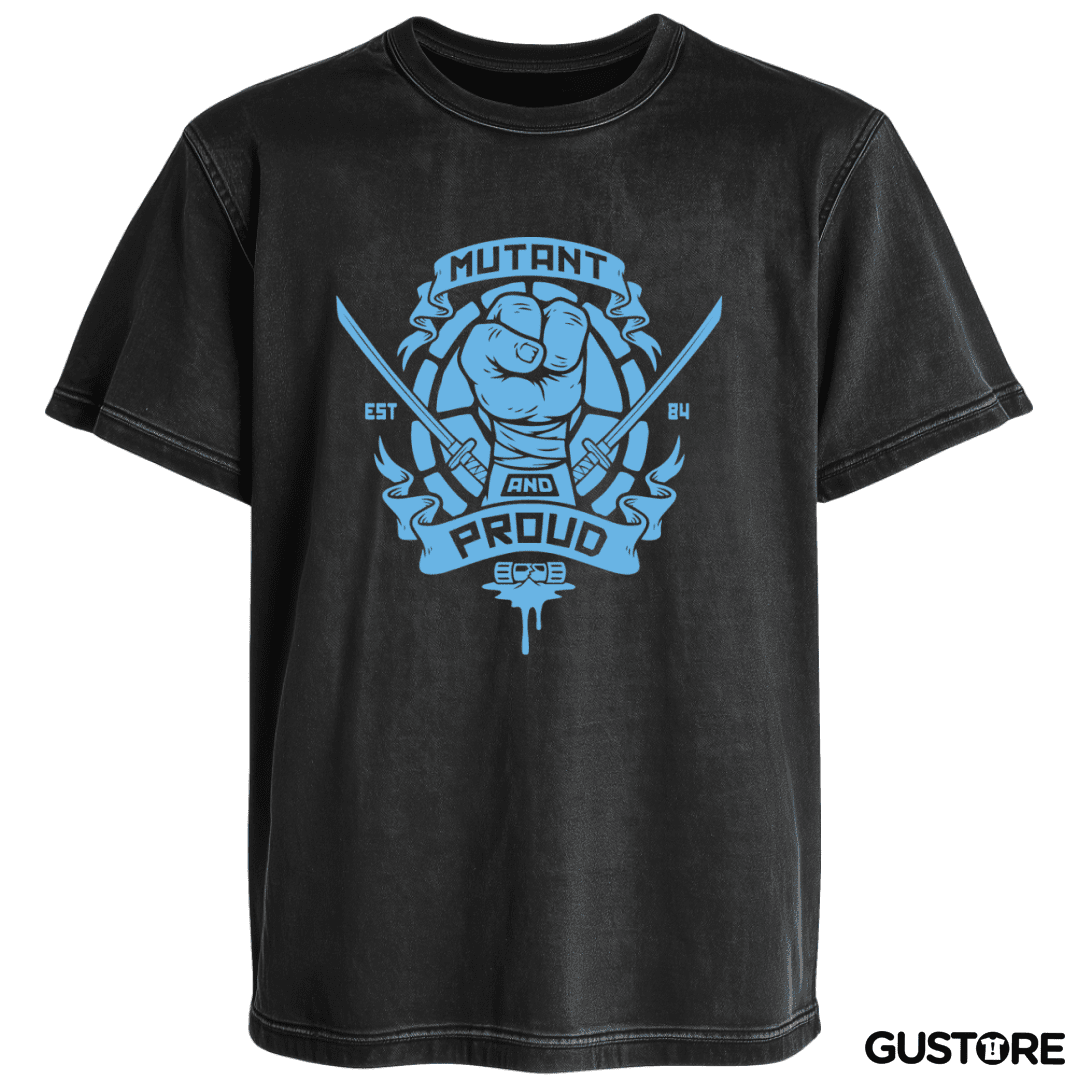 Polera desgastada Tortugas Ninja - Mutant and Proud