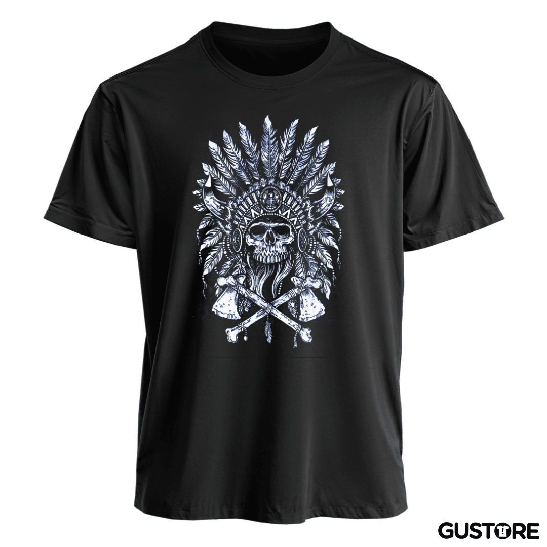 Polera Indian skull 3