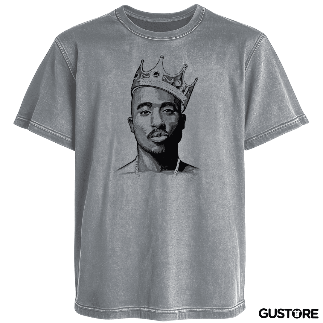 Polera desgastada Tupac