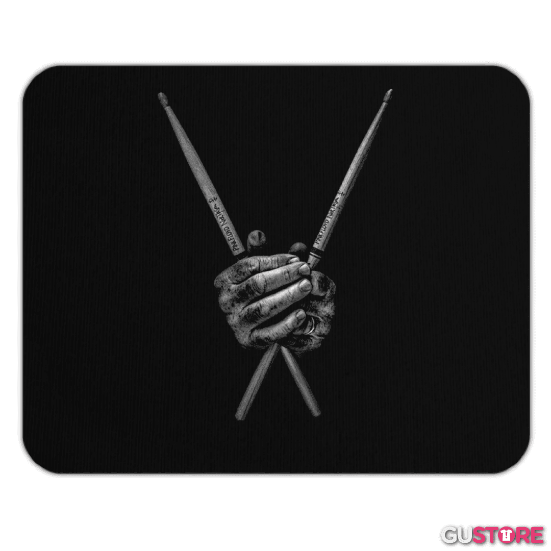 Mousepad Manos baquetas 