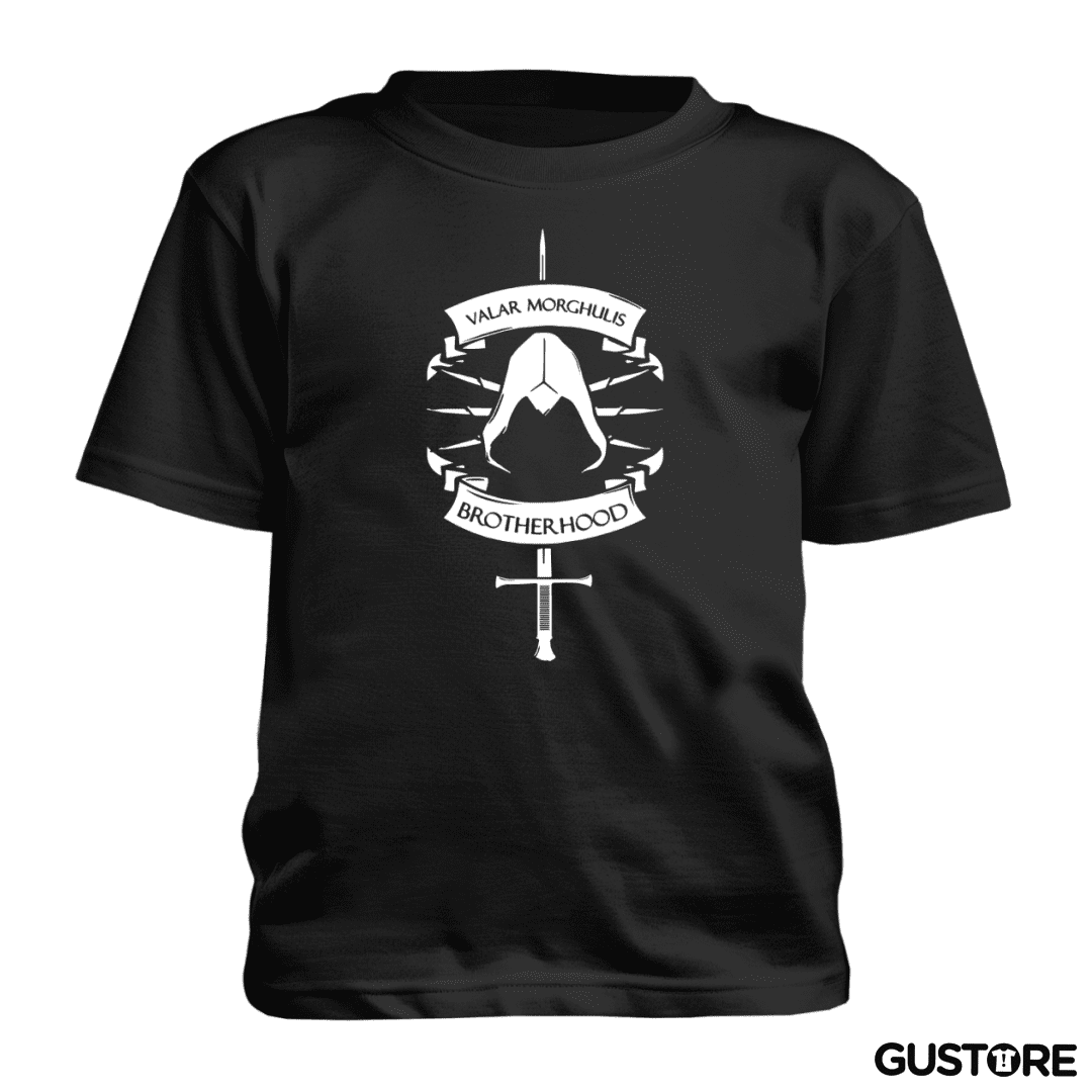 Polera de niño Valar Morghulis Brotherhood