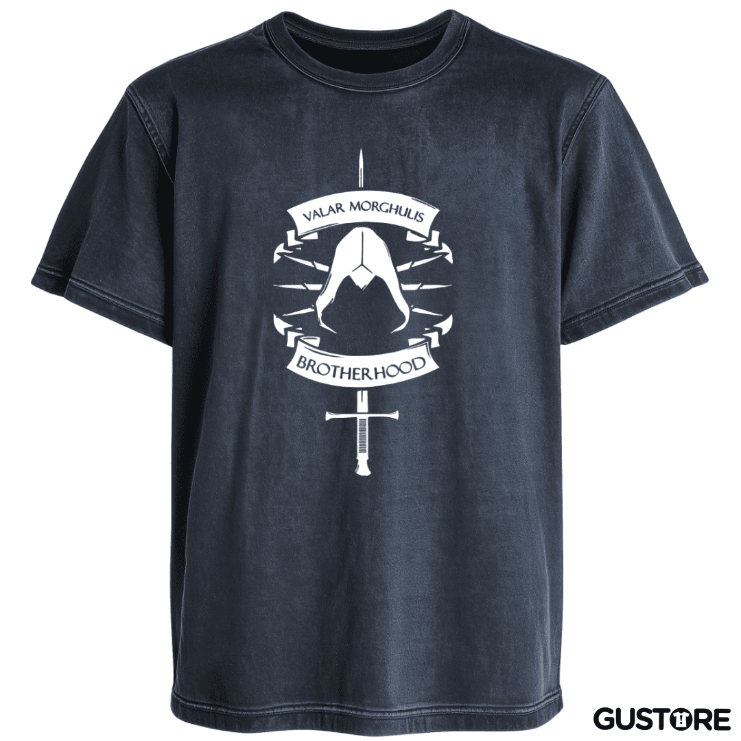 Polera desgastada Valar Morghulis Brotherhood