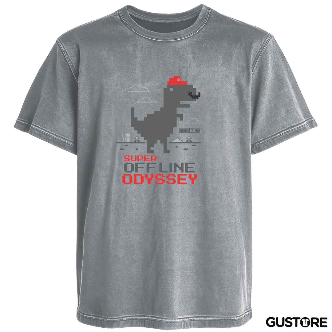 Polera desgastada Jurassic Bross