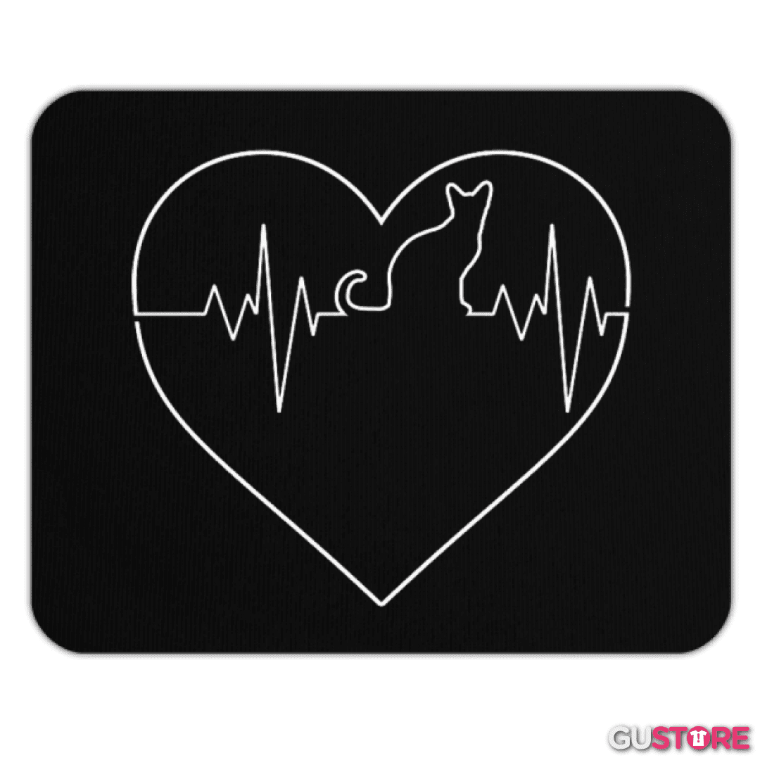 Mousepad corazon de gat@