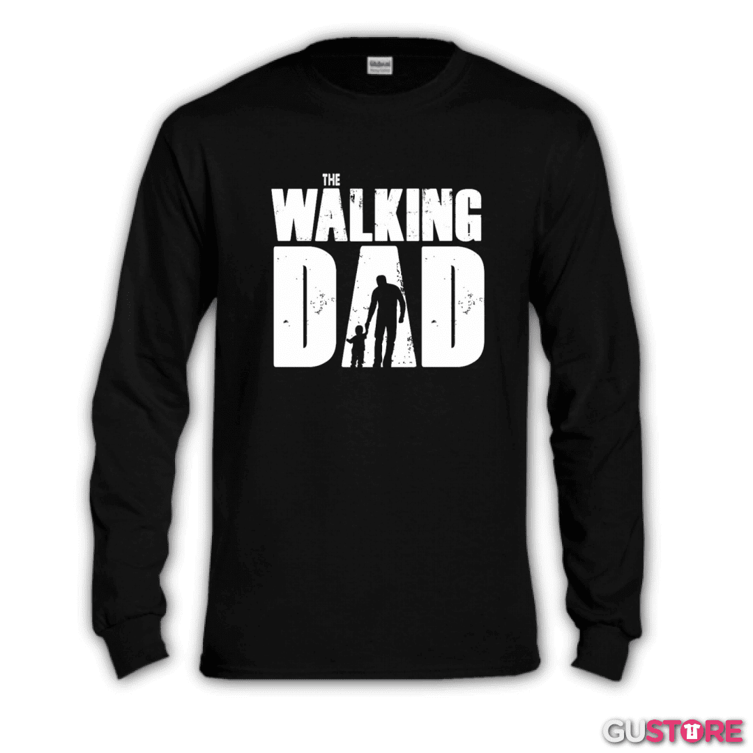Polera manga larga The walking dad 2
