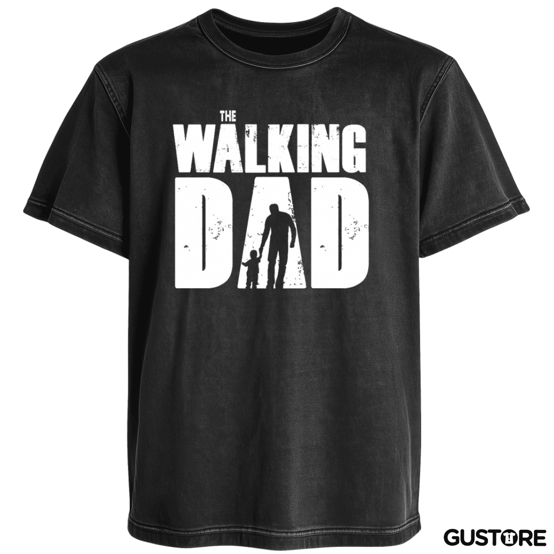 Polera desgastada The walking dad 2