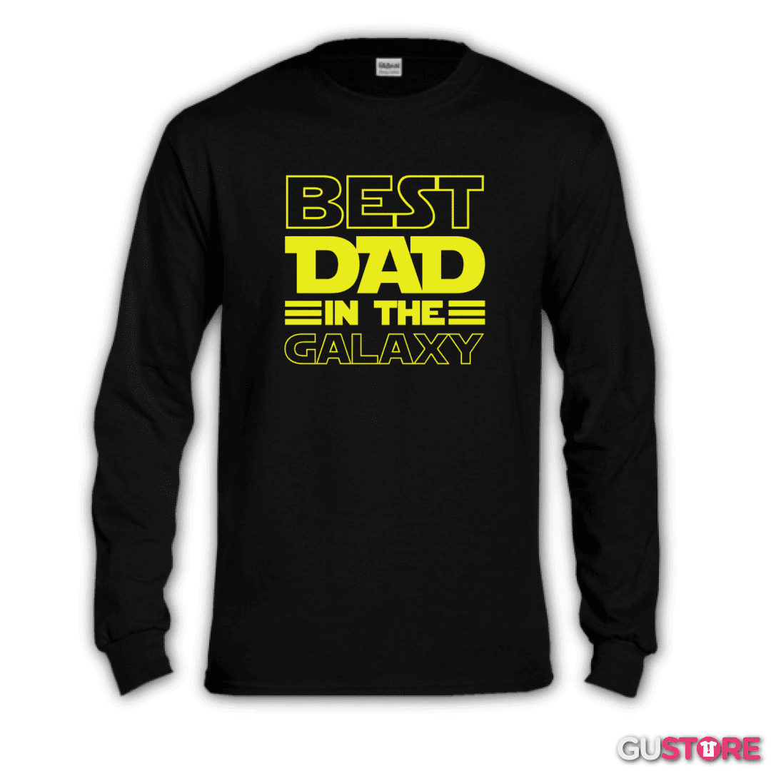 Polera manga larga Best dad in the galaxy