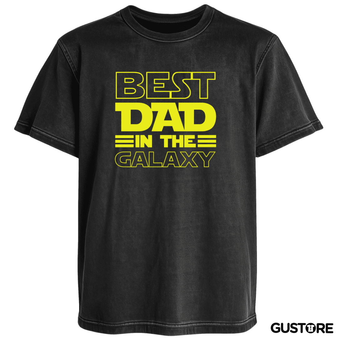 Polera desgastada Best dad in the galaxy