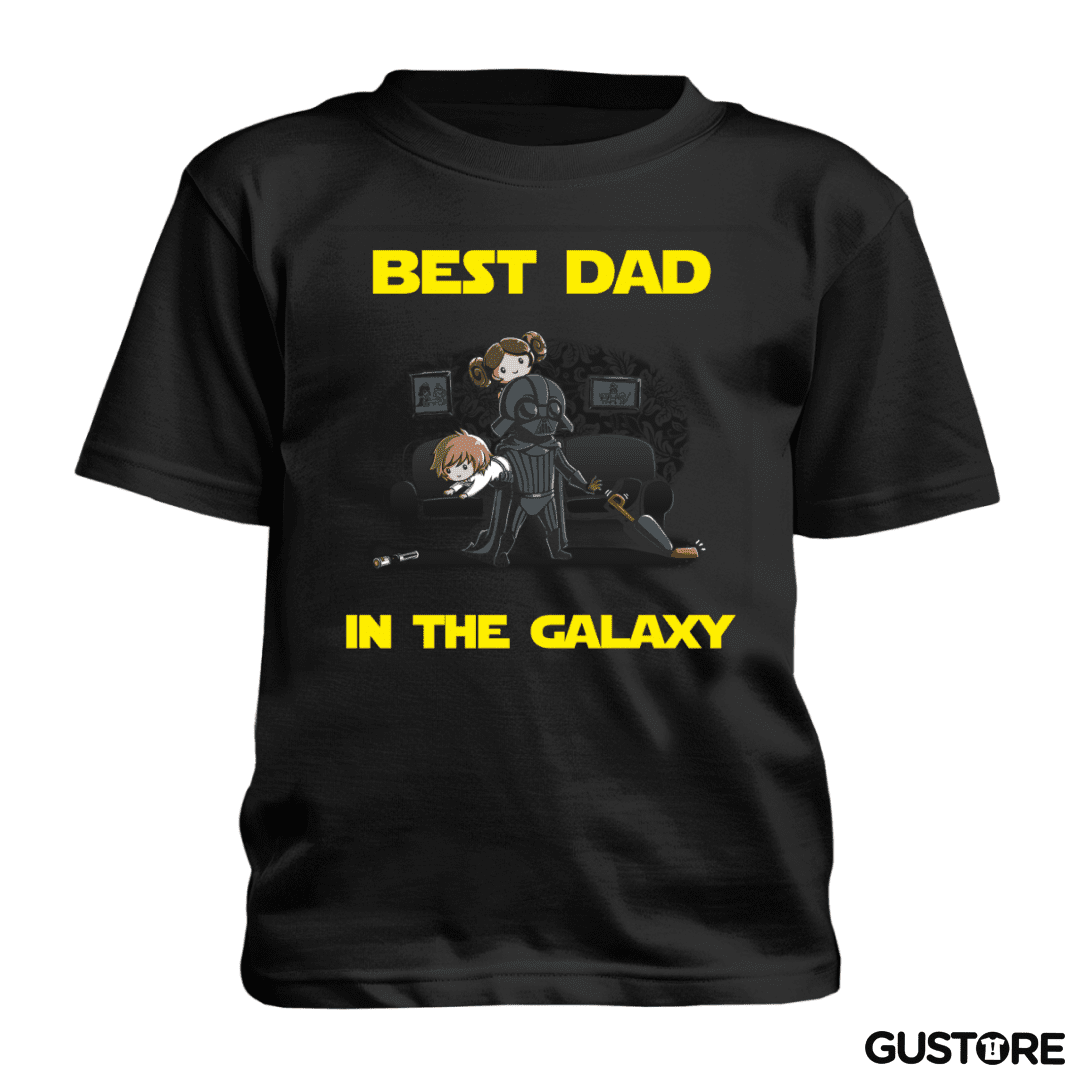 Polera de niño Best dad in the galaxy hogareño