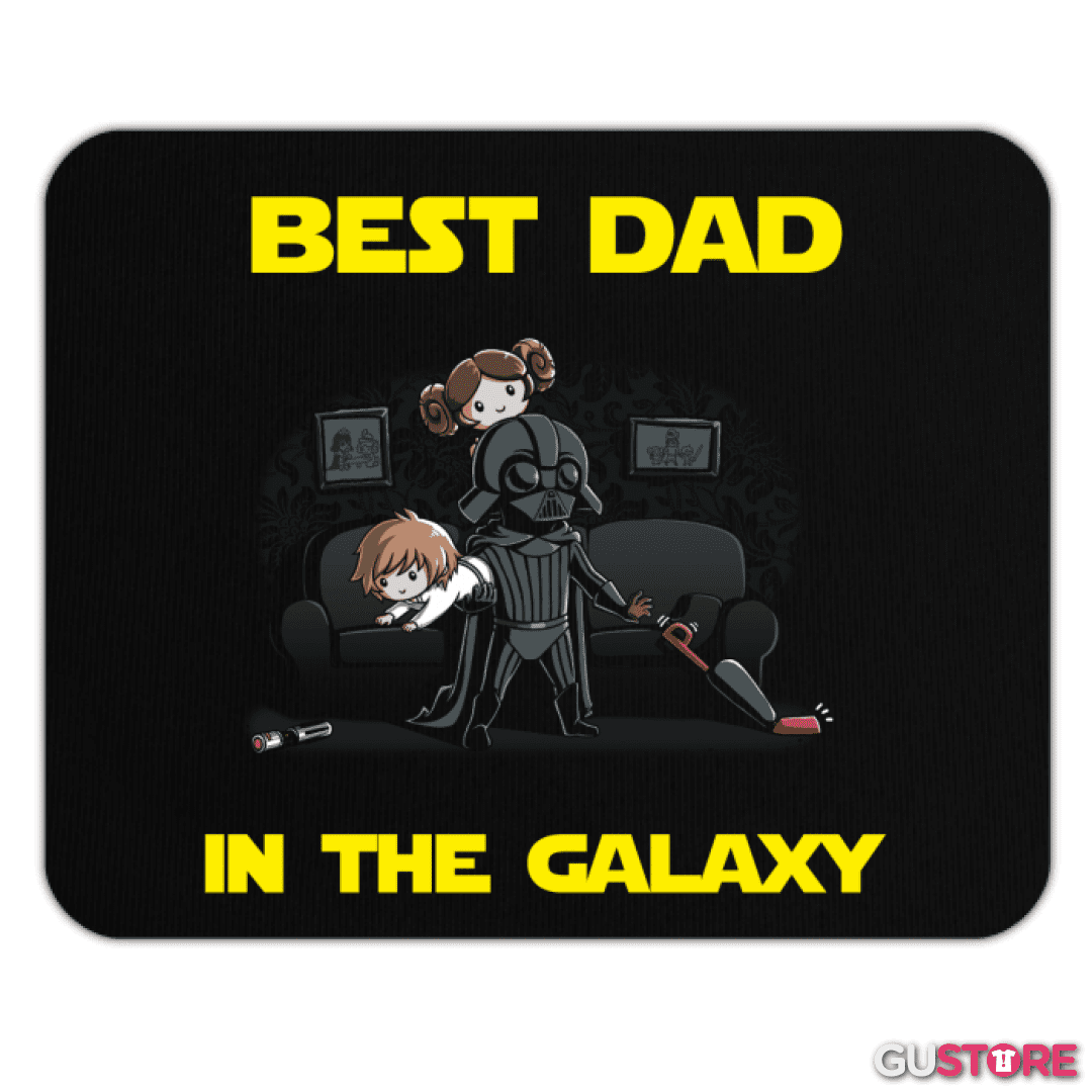 Mousepad Best dad in the galaxy hogareño