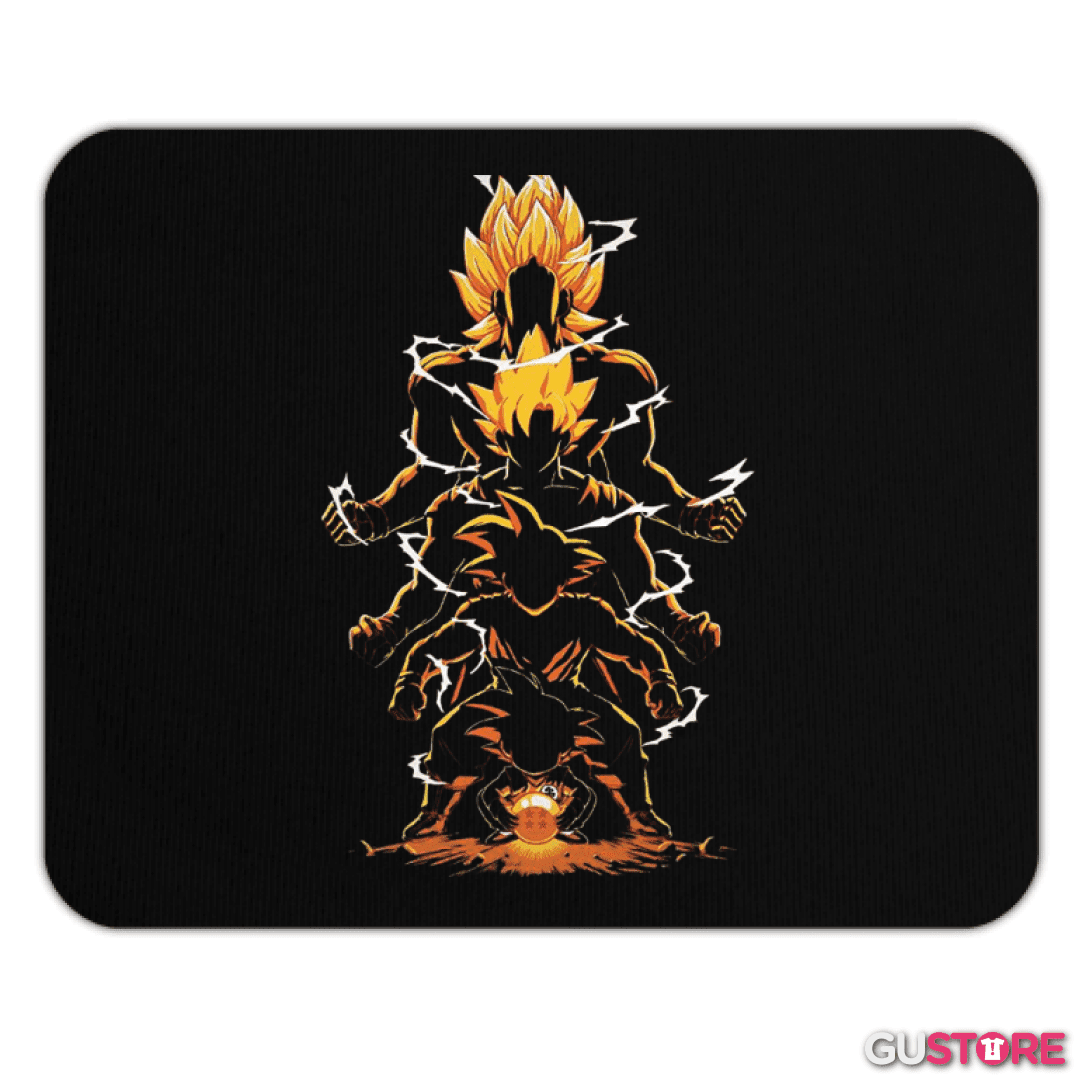 Mousepad Goku evoluciones super saiyan