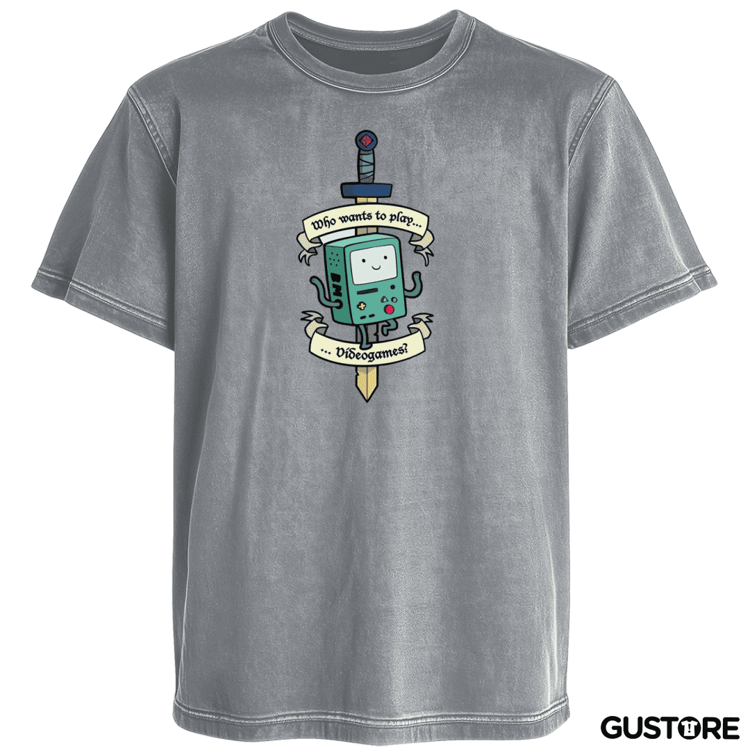 Polera desgastada BMO espada 