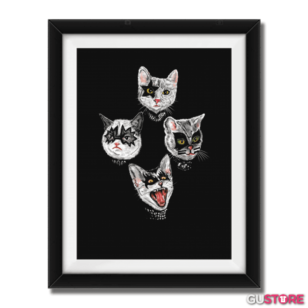 Cuadro decorativo Kiss cat