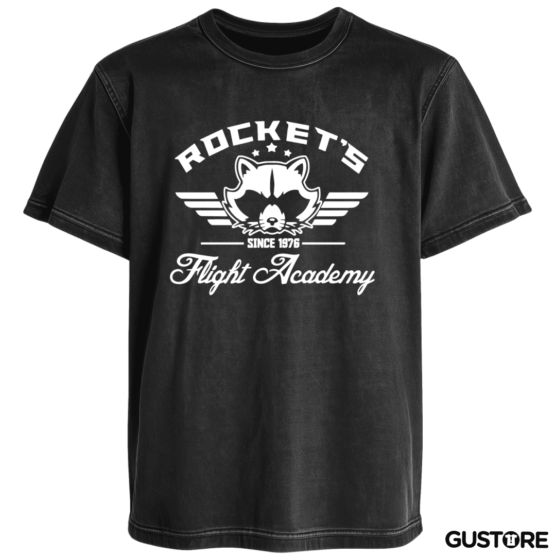 Polera desgastada Rockets Flight Academy