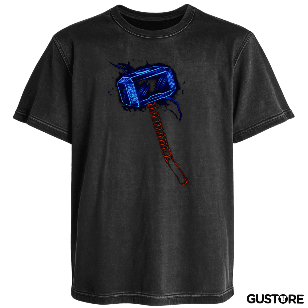 Polera desgastada Martillo Thor