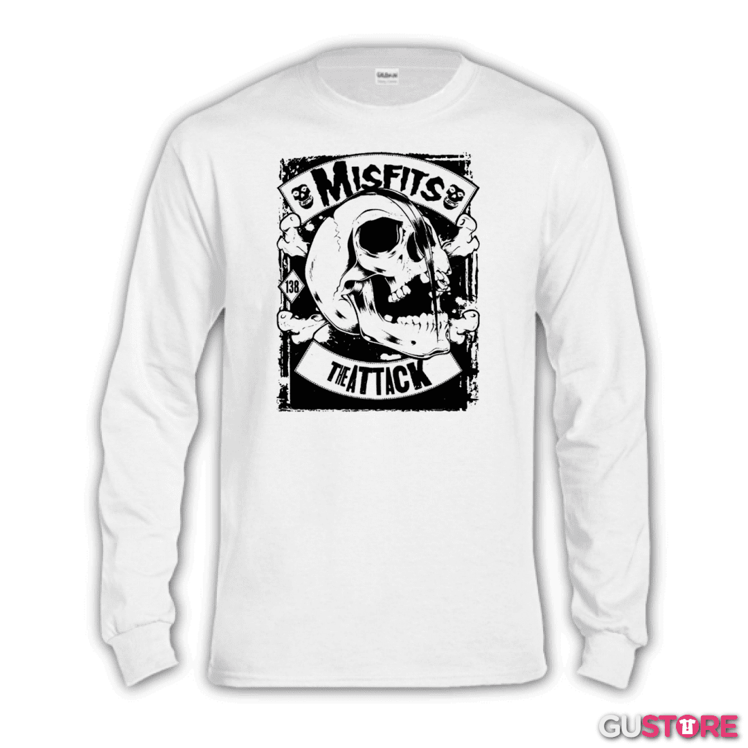 Polera manga larga Misfits The Atack