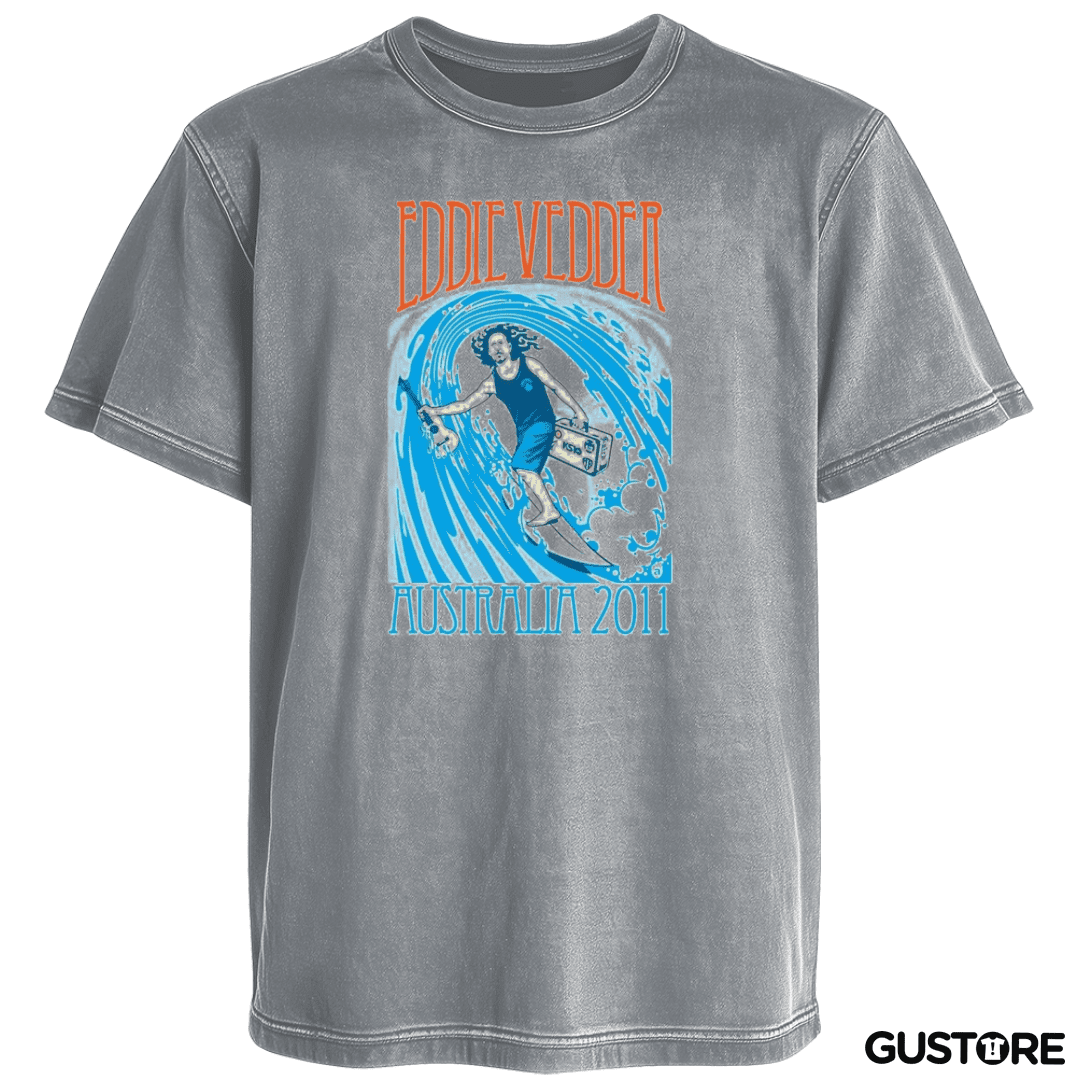 Polera desgastada Eddie Wave 