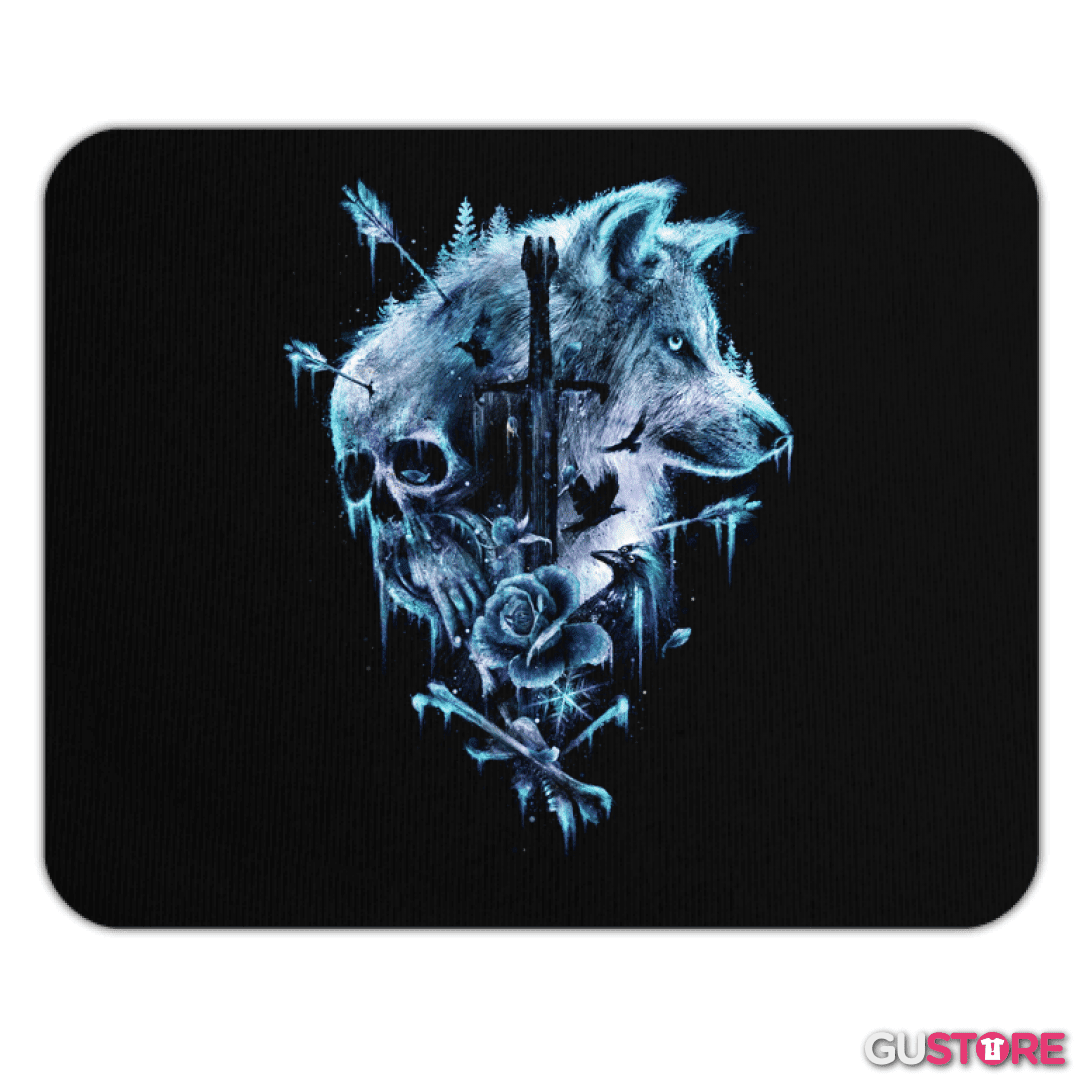 Mousepad Winter is coming blue