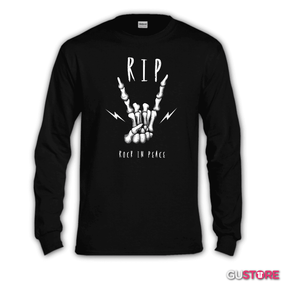 Polera manga larga Rock in peace