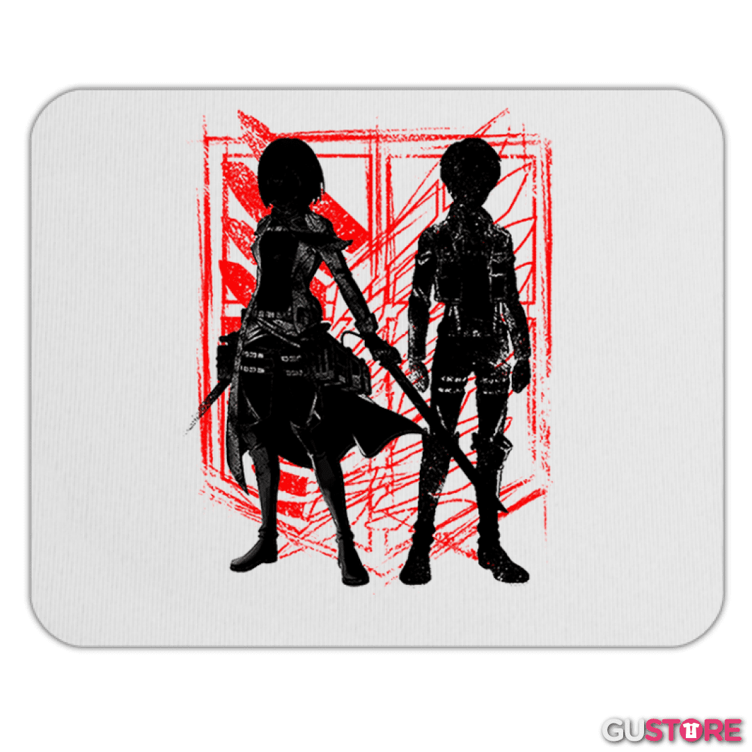 Mousepad Mikasa y Eren