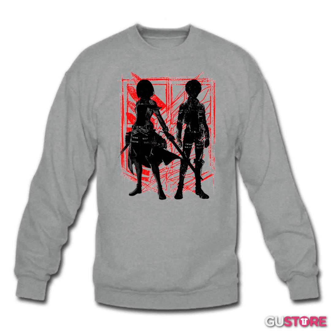 Poleron polo Mikasa y Eren