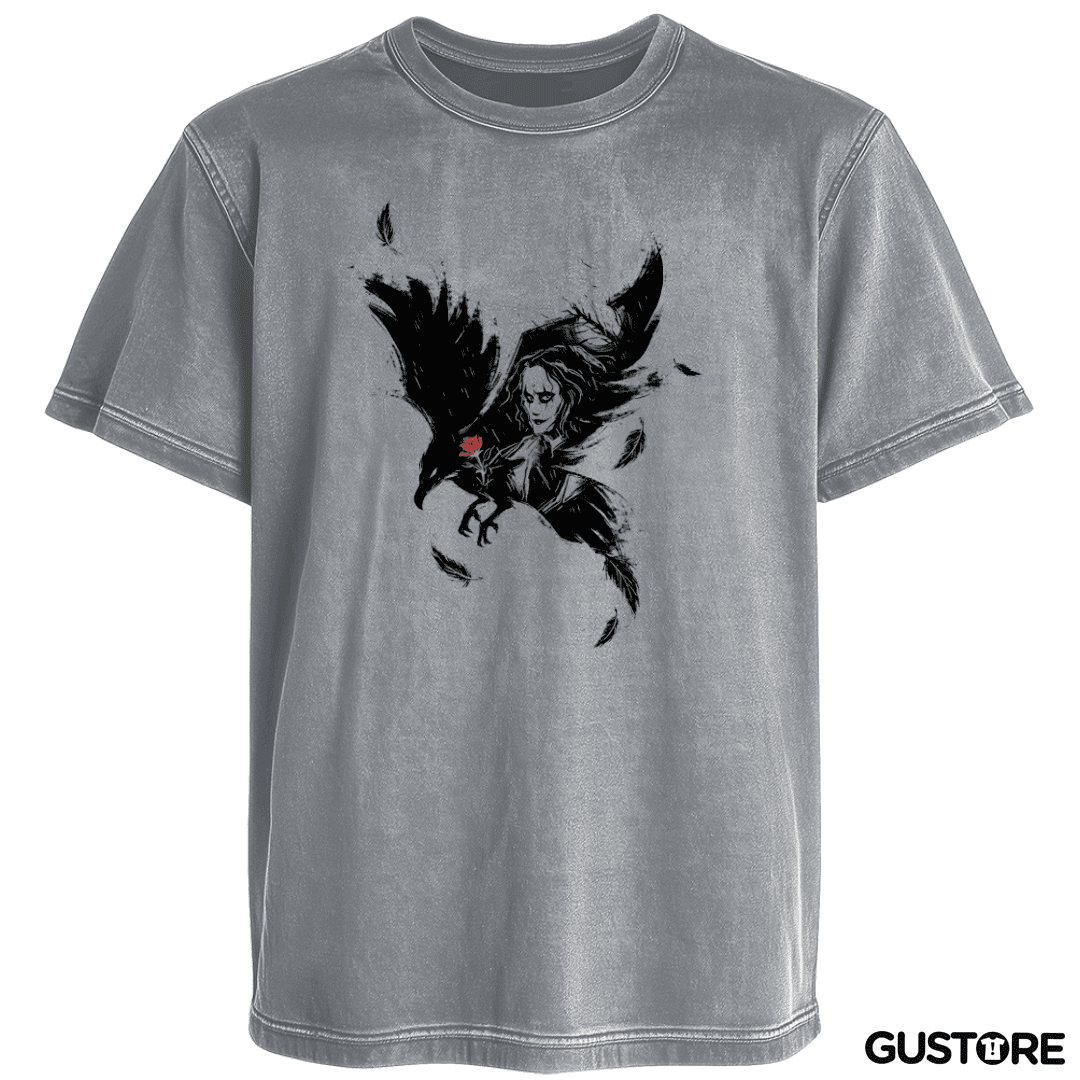 Polera desgastada The Crow