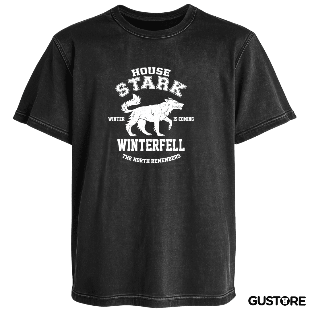 Polera desgastada House stark