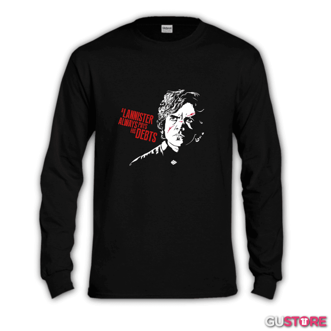 Polera manga larga tyrion lannister always pay
