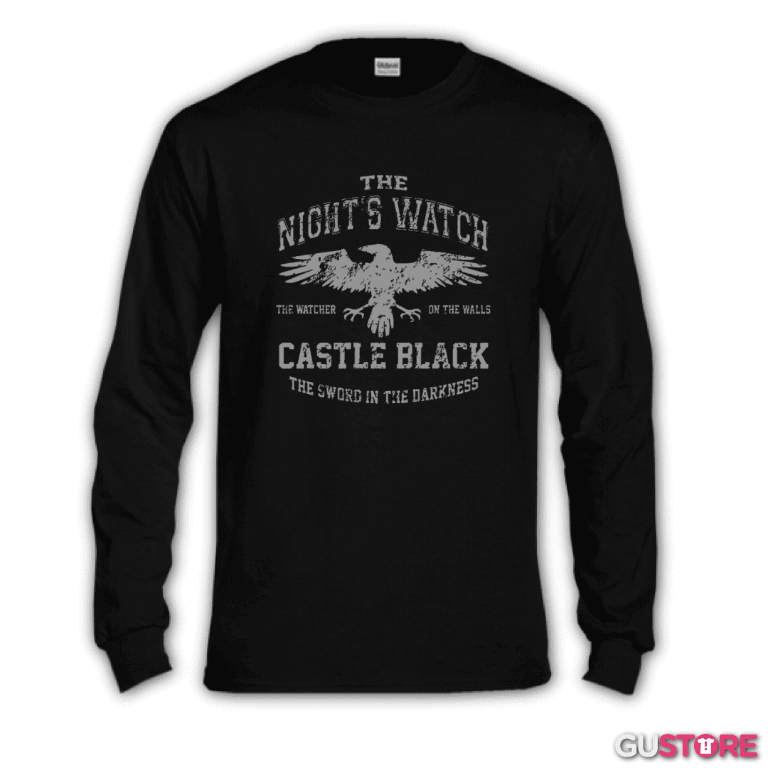 Polera manga larga House Nights Watch Castle Black