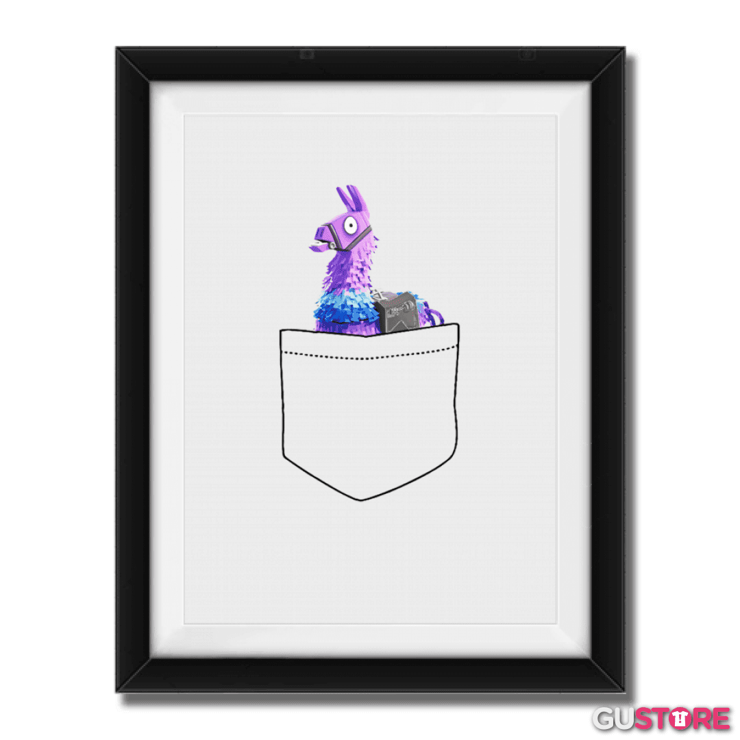 Cuadro decorativo LLama Fornite