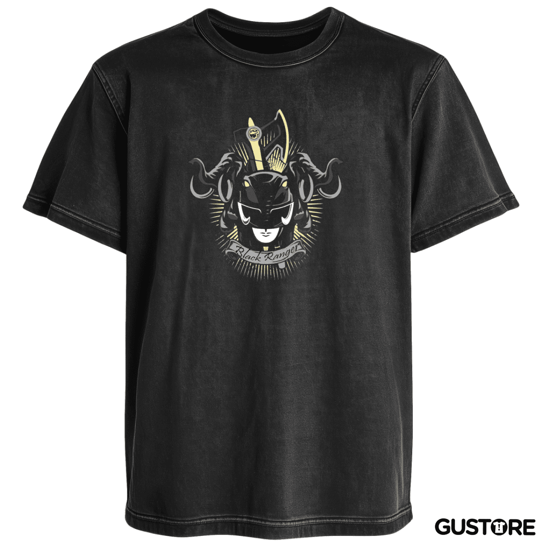 Polera desgastada Mastodon Black Ranger