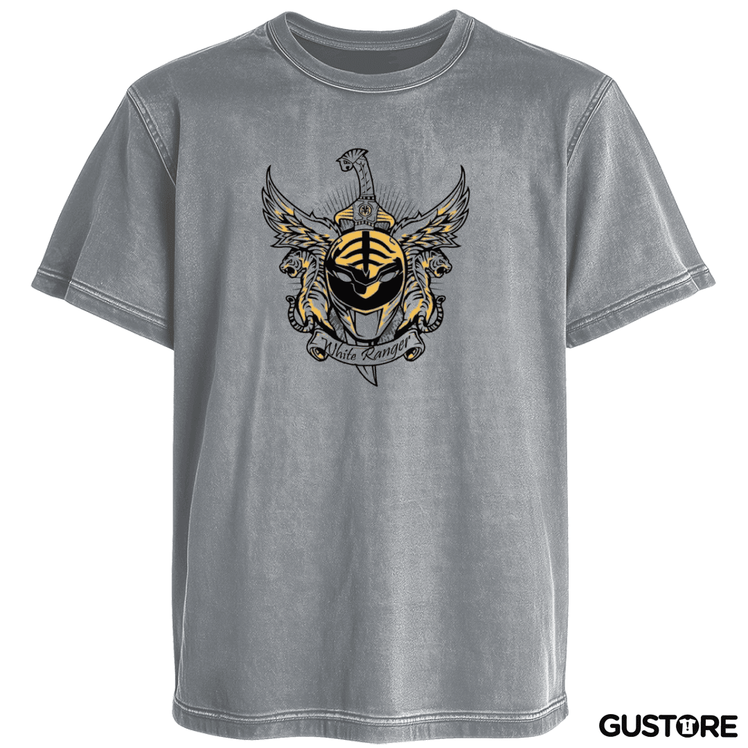 Polera desgastada Tiger White Ranger 