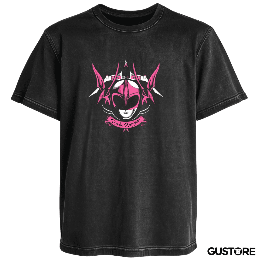 Polera desgastada Pterodactyl Pink Ranger