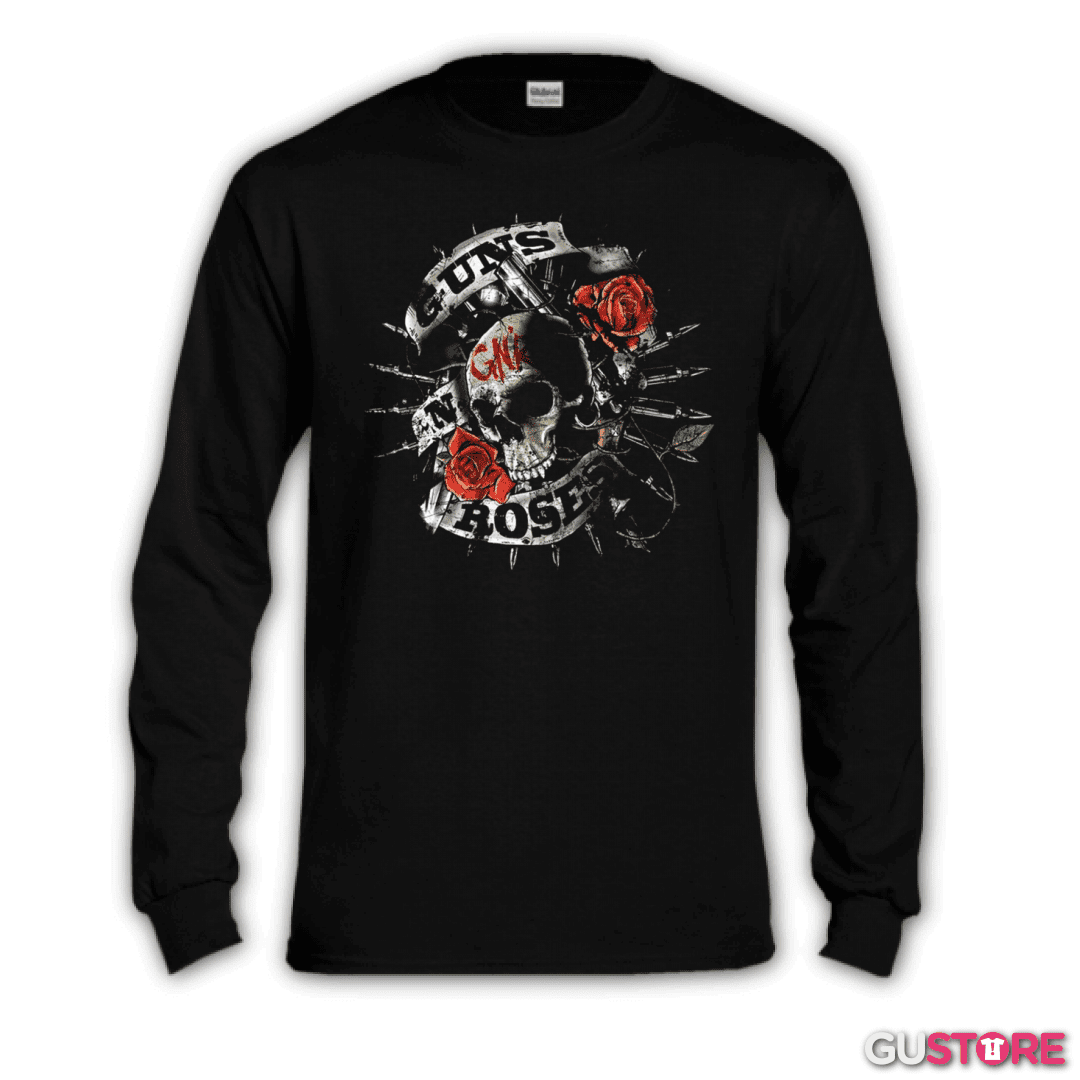 Polera manga larga guns and roses 3