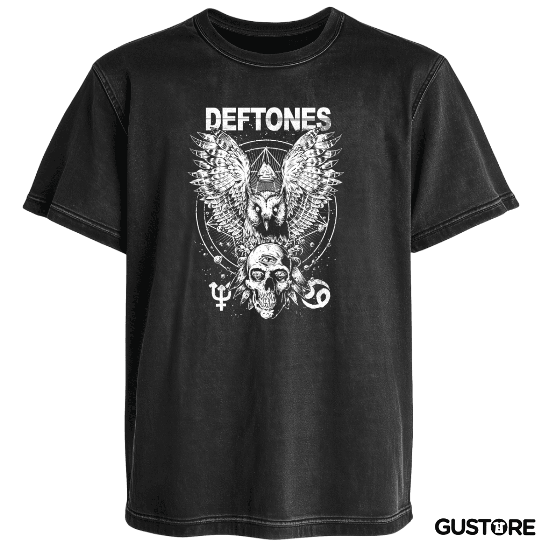 Polera desgastada Deftones