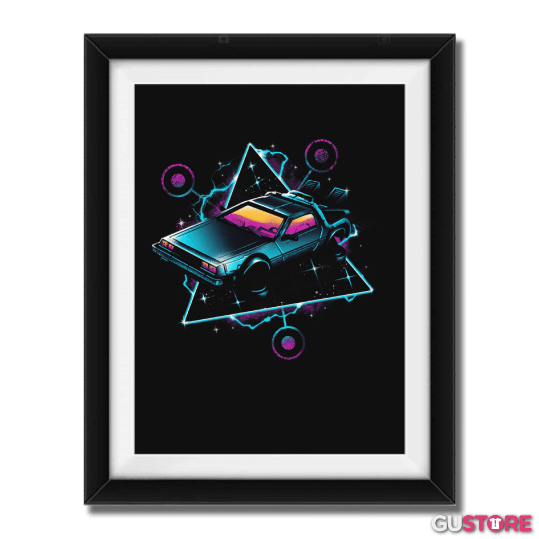 Cuadro decorativo Delorean Back to the future 